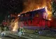  Incendiu la o casă pe drumul spre Poiana Brașov - Flăcările se manifestă prin ardere generalizată