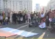 Protest în centrul Capitalei - Disperare din cauza facturilor și a ratelor uriașe
