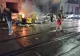 Accident grav în centrul Bucureștiului. Un taxi a luat foc după impactul cu un autobuz. Șoferul a murit, alte 4 persoane rănite - VIDEO