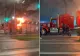 Un TIR Coca Cola a luat foc în mers, în București. Șoferul s-a salvat în ultima clipă - VIDEO