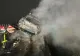 Autotren încărcat cu mașini, mistuit de flăcări - incendiu devastator, pe autostrada A1
