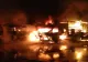 Incendiu de proporții în parcul auto al unei societăți comerciale din Oradea. Mai multe mașini s-au făcut scrum