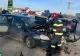 Carambol la intrarea în Buzău. Trei mașini implicate, trei oameni răniți