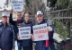 Angajaţii CE Oltenia, protest la sediul Înltei Curţi de Casație și Justiție! Sindicalist: "Astăzi suntem în București să ne strigăm DREPTATEA"