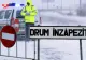Județul în care se circulă în condiții de iarnă pe toate drumurile, vizibilitate sub 100 de metri - S-a depus strat de 50 de centimetri de zăpadă