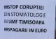 Scandal la UMF Timișoara. Centrul orașului, împânzit cu liste ale profesorilor care ar lua șpăgi de la studenți