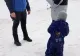 Copil de 5 ani, rătăcit pe o pârtie din Predeal, găsit de jandarmii montani 
