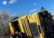 Accident grav pe șoseaua morții din Ialomița - O VICTIMĂ după ce un TIR s-a răsturnat - FOTO