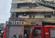 Incendiu în centrul Capitalei. Un magazin a luat FOC! Flăcările s-au extins pe faţada blocului până la etajul 1
