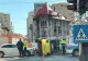 Taxi răsturnat pe linia de tramvai, în centrul Capitalei - clientul a fost rănit