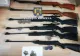 Un întreg arsenal de arme, descoperit de polițiștii din Bacău, după o serie de percheziții 