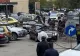 Un copac doborât de vânt a avariat mașinile din fața Primăriei Focșani