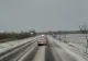 Momentul în care un șofer inconștient este aproape să producă un accident pe DN24. VIDEO cu mașina care patinează și lovește participanții la trafic