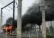 Incendiu la un transformator din Cluj. Fumul negru și gros, vizibil de la mare distanță - Momente de panică