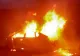Tragedie în Cluj: O persoană a murit carbonizată în incendiul mașinii hibrid în care se afla - FOTO