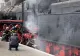 Incendiu la trenul regal: locomotiva cu aburi, mistuită de flăcări, în gara din Brașov - VIDEO