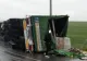 Accident violent în Cluj, pe E60: TIR răsturnat lângă Leghia - Șoferul a murit după ce a rămas încarcerat - FOTO&VIDEO