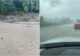 Rupere de nori în apropiere de Sebeș. Drumul a devenit "canal navigabil” - VIDEO