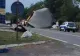  Acoperişul unei benzinării, luat de vânt, a blocat traficul pe DN 6/ Mai mulţi copaci au căzut pe carosabil, după o vijelie puternică - FOTO, VIDEO