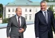 Momentul în care Olaf Scholz îl lasă pe Karl Nehammer cu mâna întinsă. Videoclipul, devenit viral pe internet