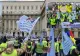 Revoltă uriașă după măsurile de austeritate: Peste 1.500 de sindicaliști în stradă - Proteste la Finanțe și la Muncă
