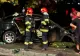Accident violent pe bulevardul Iuliu Maniu din Capitală! O mașină s-a izbit de un copac - Imagini incredibile