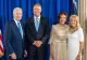 Klaus Iohannis şi soţia sa, Carmen, la recepţia oferită de preşedintele Joe Biden şi de Prima Doamnă Jill Biden, la ONU