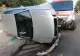 Accident grav în Suceava, pe E85: O mașină s-a răsturnat la Bunești - 4 pasageri, printre care 2 copii, duși urgent la spital