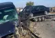 Accident grav în Teleorman. Doi soți au decedat pe loc în mașina izibită în plin de o platformă auto FOTO