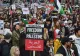 100.000 de oameni la un miting pro-palestinian în centrul Londrei