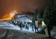 Zeci de turiști care au ignorat avertizările meteo, în pericol după viscolul din Munții Parâng. Operațiune dificilă de salvare - VIDEO