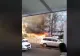 Explozie puternică pe o stradă din București - Momentul a fost filmat de trecători