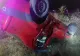 La 19 ani, cu permisul deja suspendat, a fugit de polițiști, până s-a proptit cu mașina într-o râpă