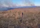 Incendiu de proporţii care se manifestă pe 150 de hectare de vegetaţie uscată, la Buzău