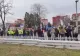 Polițiștii protestează în fața IPJ Constanța. Care sunt revendicările oamenilor legii