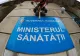 Protest al sindicaliștilor TESA la Ministerul Sănătății. Angajații din spitale, nemulțumiți că salariile lor nu s-au majorat  - Risc uriaș de blocaj