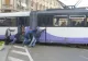 Tramvai împins de călători după ce s-a oprit în mijlocul unei intersecții din Timișoara - VIDEO
