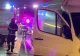 Un microbuz s-a blocat sub un pasaj rutier! Şase persoane, rănite