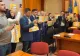 Protest AUR, la grupurile parlamentare ale PSD și PNL: „Spunem NU comasării alegerilor. Vrem democrație”