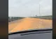 Blocaj pe Autostrada Soarelui după ce a "plouat" cu porumb. Risc mare pentru șoferi - VIDEO