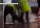 Șoferiță prinsă cu numere false, bătută și încătușată de polițiști. Scene șocante în plină stradă
