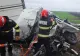 O autoutilitară şi un TIR s-au ciocnit pe DN2, în județul Buzău. 3 persoane au rămas încarcerate: cum se circulă