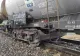 Vagonul unui tren de marfă încărcat cu combustibil a deraiat lângă Râmnicu Sărat. Circulația trenurilor de călători, perturbată