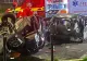 Accident înfiorător, pe un bulevard din Oradea: o mașină s-a rupt în două după ce a intrat în stâlp - FOTO