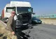 Vehicule care transportau echipament militar către Baza Mihail Kogălniceanu, implicate într-un grav accident în lanț, în Prahova