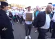 Piedone e generos în campanie electorală. Edilul, surprins când dă bani unui călugăr, într-o piață din Capitală: cu ce sfânt se compară VIDEO