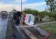 O cisternă cu etanol s-a răsturnat pe carosabi: șoferul a murit. Traficul blocat pe DN2-E85, la Mărășești