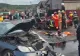 Trei răniţi, unul în stare gravă, în urma unui accident cumplit pe DN13, în județul Mureș. A intervenit elicopterul SMURD