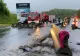 Accident cu 7 victime, la ieșirea din Deva spre Mintia: un microbuz plin cu pasageri s-a izbit de un parapet