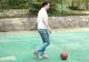 Sebastian Burduja, scheme pe terenul de fotbal în campanie electorală - VIDEO
